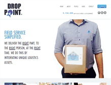 Tablet Screenshot of droppoint.com.au